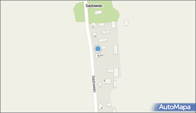 Sadowiec, Sadowiec, 9, mapa Sadowiec