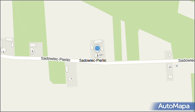 Sadowiec-Pieńki, Sadowiec-Pieńki, 8, mapa Sadowiec-Pieńki