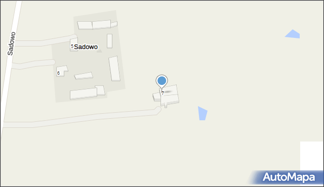Sadowo, Sadowo, 7, mapa Sadowo