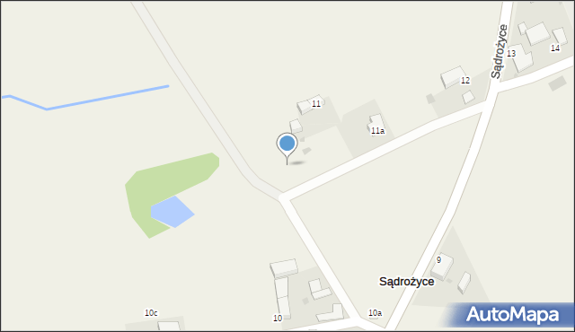 Sądrożyce, Sądrożyce, 11c, mapa Sądrożyce
