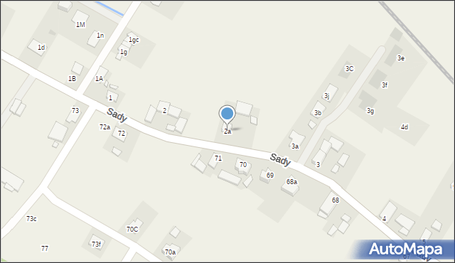 Sady, Sady, 2a, mapa Sady
