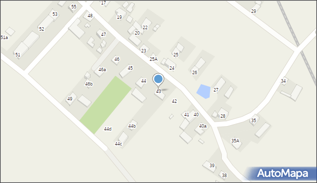 Sady, Sady, 43, mapa Sady