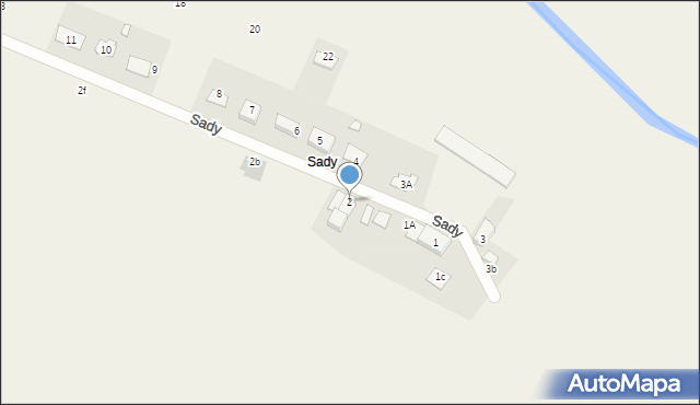 Sady, Sady, 2, mapa Sady
