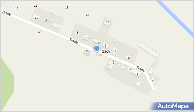 Sady, Sady, 2a, mapa Sady