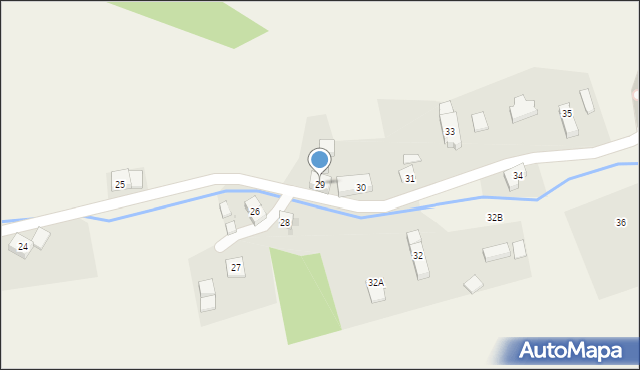 Sady Górne, Sady Górne, 29, mapa Sady Górne