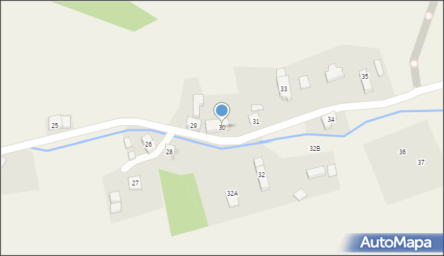 Sady Górne, Sady Górne, 30, mapa Sady Górne