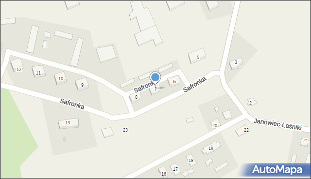 Safronka, Safronka, 7, mapa Safronka