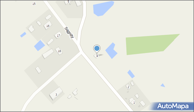 Sągnity, Sągnity, 4, mapa Sągnity