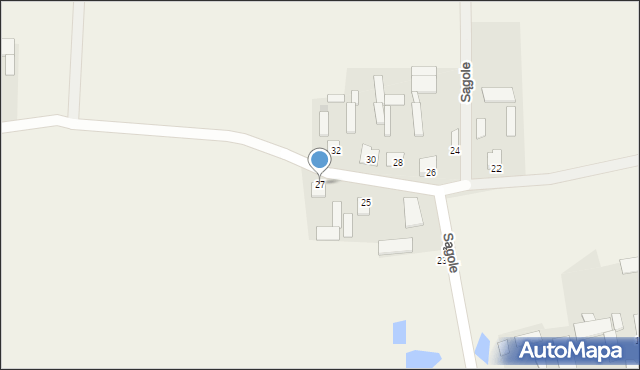 Sągole, Sągole, 27, mapa Sągole