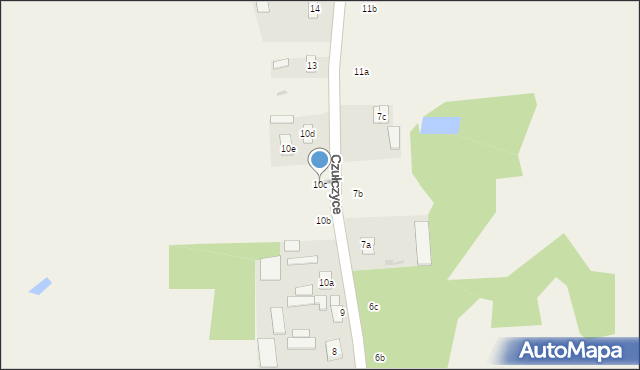 Sajczyce, Sajczyce, 10c, mapa Sajczyce