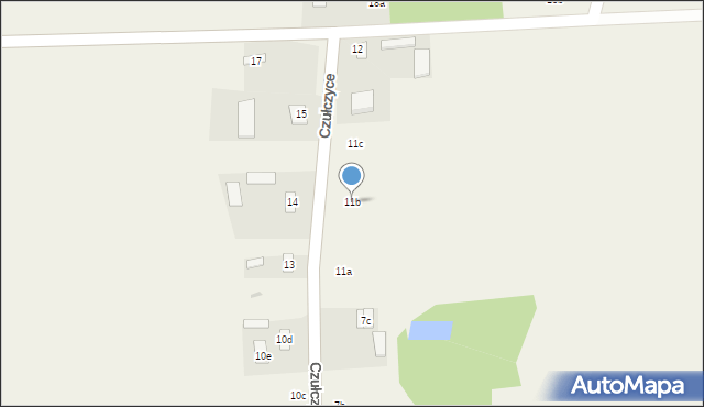 Sajczyce, Sajczyce, 11b, mapa Sajczyce