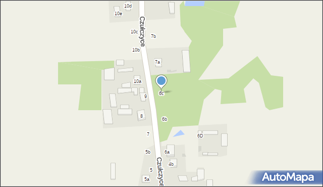 Sajczyce, Sajczyce, 6c, mapa Sajczyce