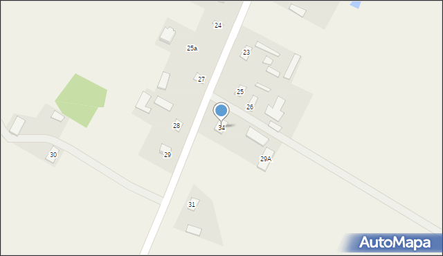 Sajówka, Sajówka, 34, mapa Sajówka