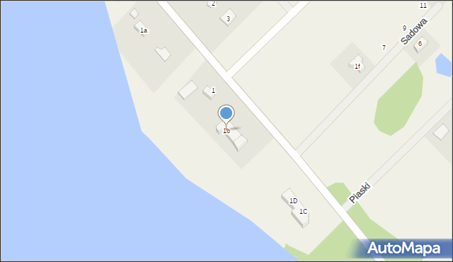 Sajzy, Sajzy, 1b, mapa Sajzy