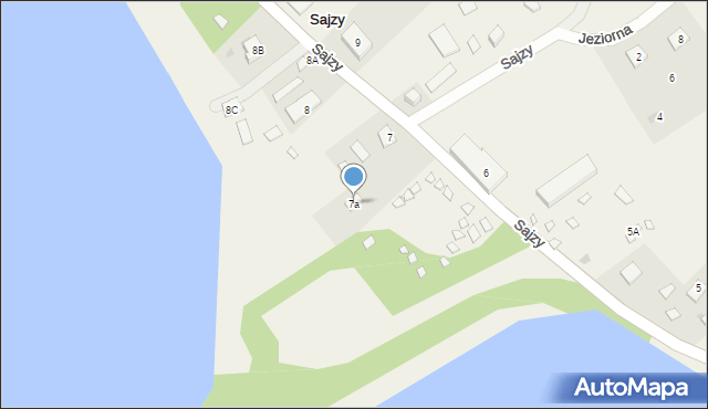 Sajzy, Sajzy, 7a, mapa Sajzy