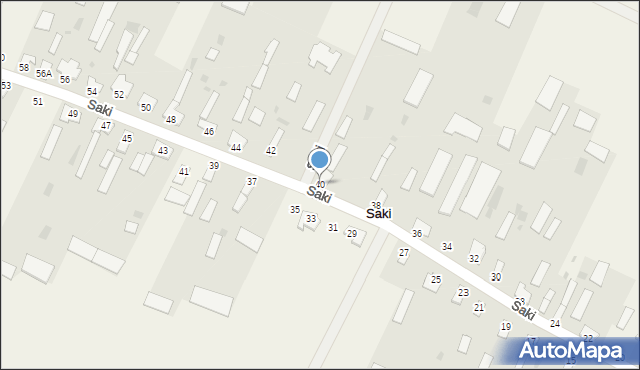 Saki, Saki, 40, mapa Saki
