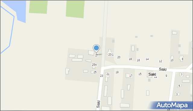 Saki, Saki, 27, mapa Saki