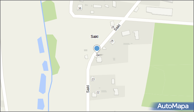 Saki, Saki, 24a, mapa Saki