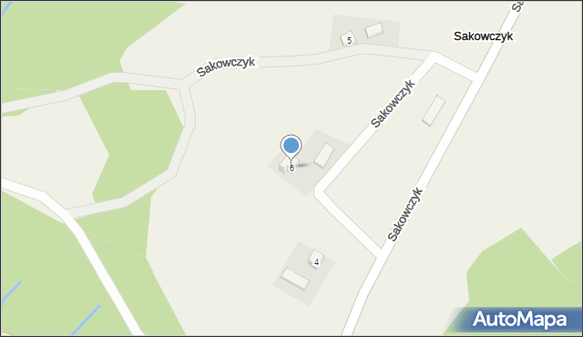 Sakowczyk, Sakowczyk, 6, mapa Sakowczyk