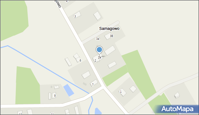 Samagowo, Samagowo, 2a, mapa Samagowo