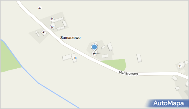 Samarzewo, Samarzewo, 37, mapa Samarzewo