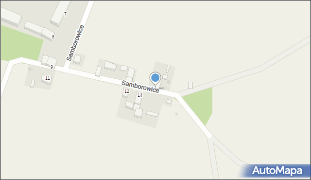 Samborowice, Samborowice, 15, mapa Samborowice