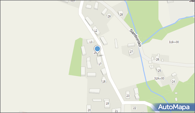 Samborsko, Samborsko, 16, mapa Samborsko