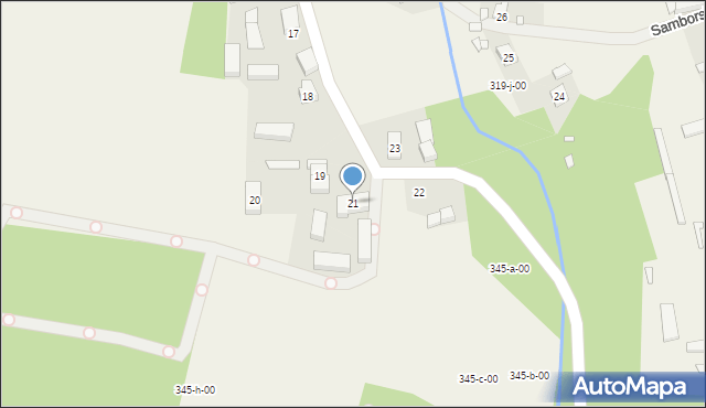 Samborsko, Samborsko, 21, mapa Samborsko