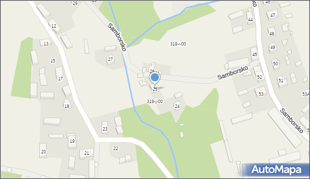 Samborsko, Samborsko, 25, mapa Samborsko