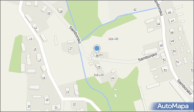 Samborsko, Samborsko, 26, mapa Samborsko