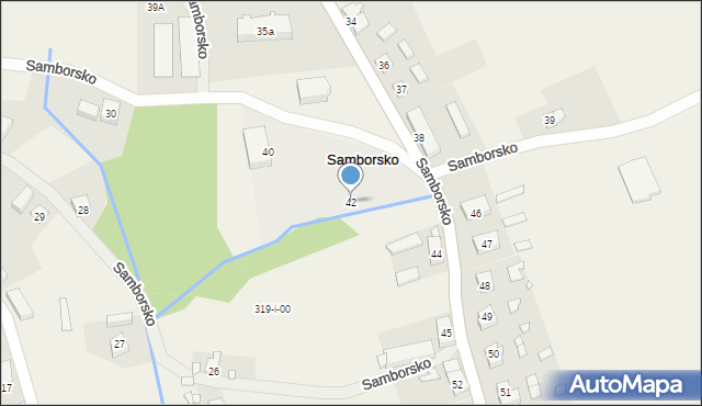 Samborsko, Samborsko, 42, mapa Samborsko