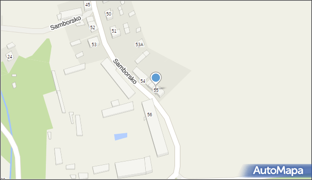 Samborsko, Samborsko, 55, mapa Samborsko