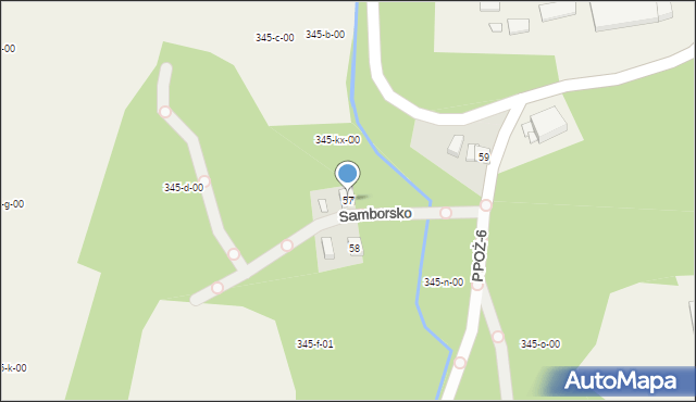 Samborsko, Samborsko, 57, mapa Samborsko