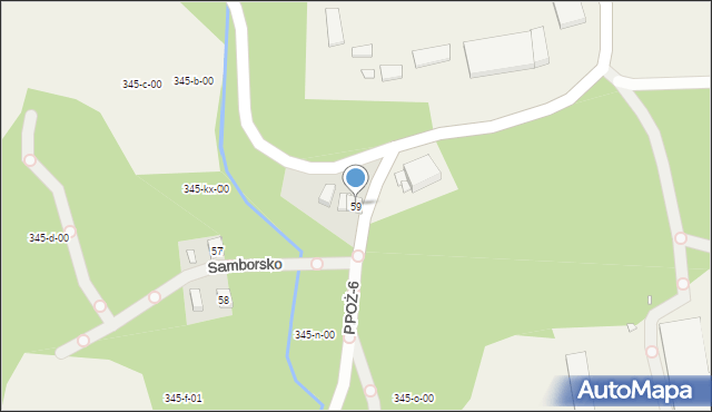 Samborsko, Samborsko, 59, mapa Samborsko