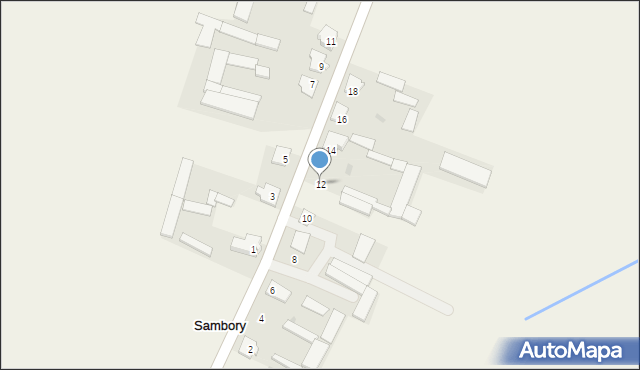 Sambory, Sambory, 12, mapa Sambory