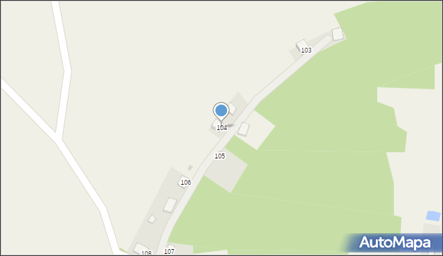 Samborzec, Samborzec, 104, mapa Samborzec