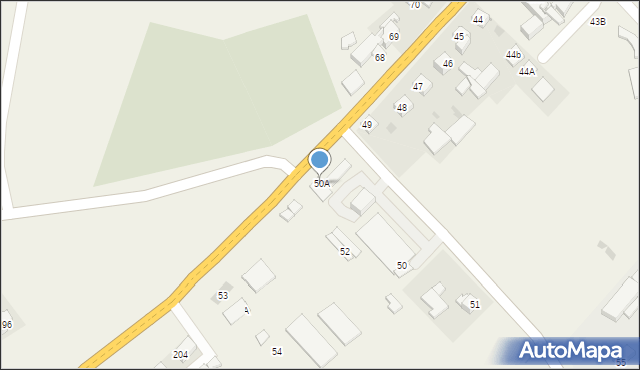 Samborzec, Samborzec, 50A, mapa Samborzec