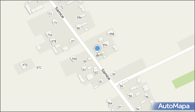 Samice, Samice, 65, mapa Samice