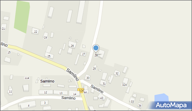 Samlino, Samlino, 28, mapa Samlino