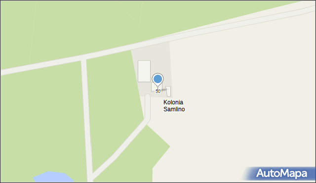 Samlino, Samlino, 50, mapa Samlino