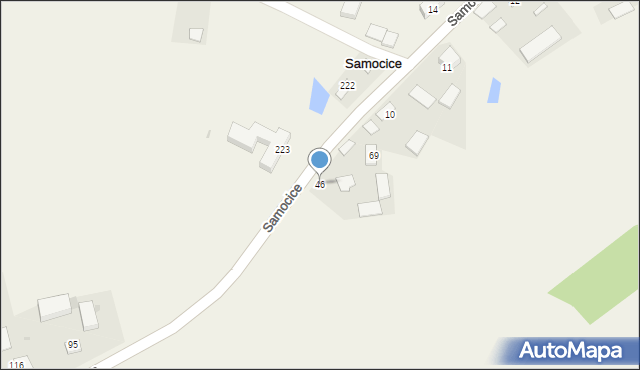 Samocice, Samocice, 46, mapa Samocice