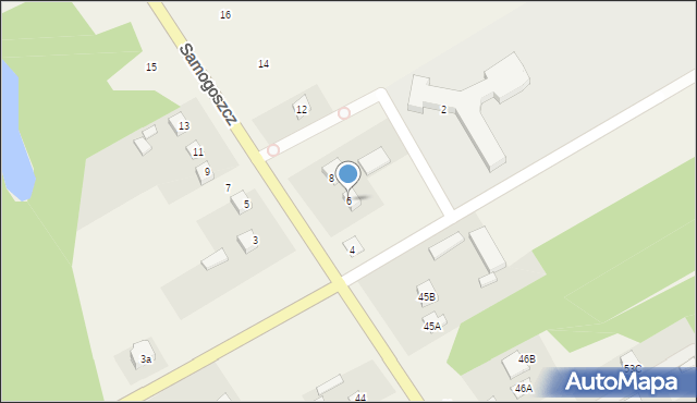 Samogoszcz, Samogoszcz, 6, mapa Samogoszcz