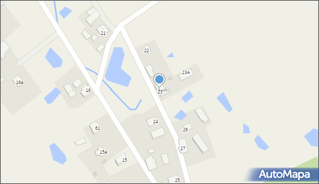 Samolubie, Samolubie, 23, mapa Samolubie