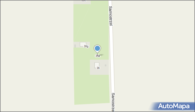 Samostrzel, Samostrzel, 35e, mapa Samostrzel
