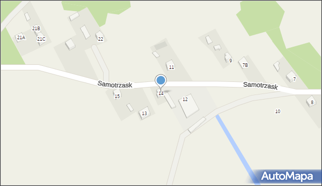 Samotrzask, Samotrzask, 14, mapa Samotrzask