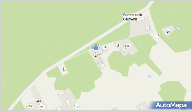 Samotrzask, Samotrzask, 20, mapa Samotrzask