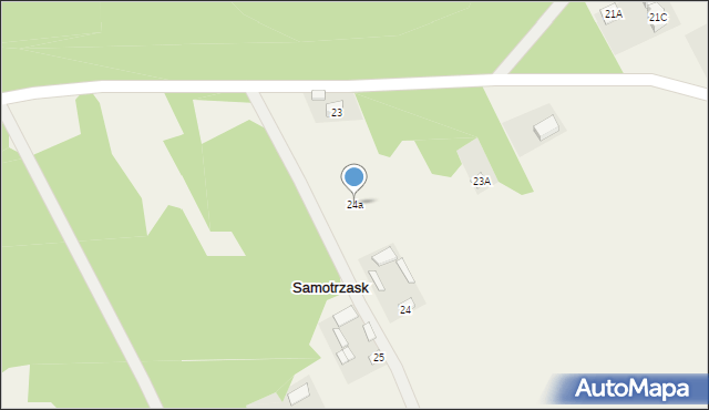 Samotrzask, Samotrzask, 24a, mapa Samotrzask