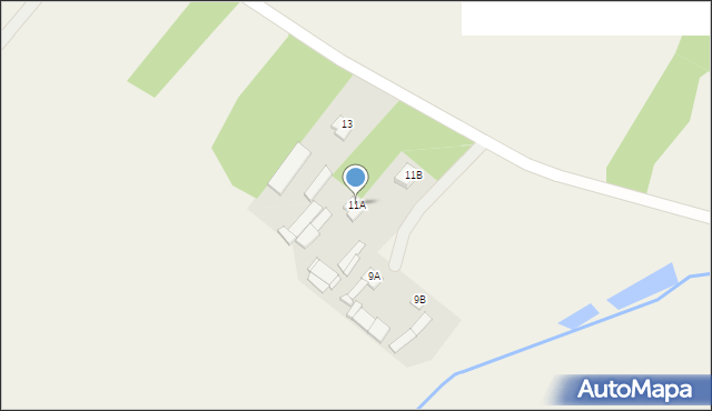 Samowicze, Samowicze, 11A, mapa Samowicze
