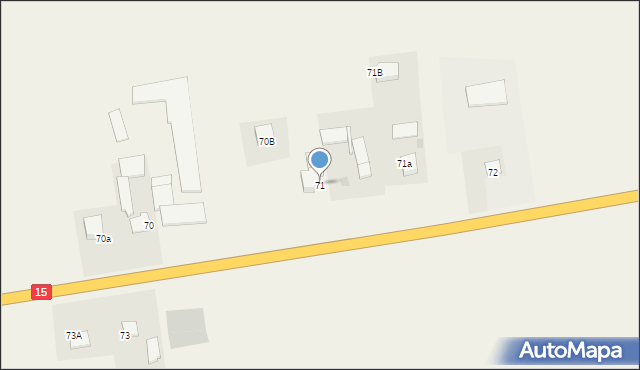 Sampława, Sampława, 71, mapa Sampława