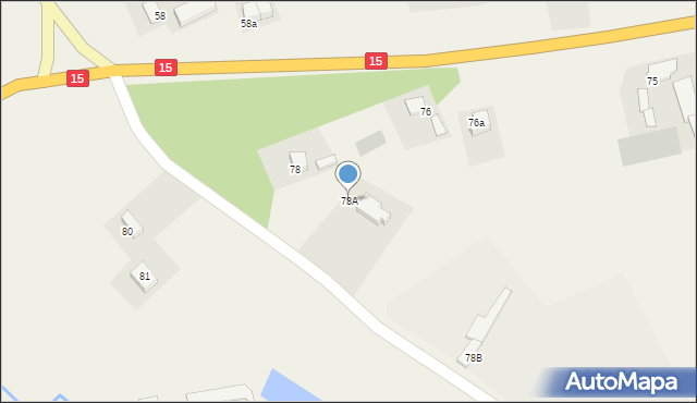 Sampława, Sampława, 78A, mapa Sampława